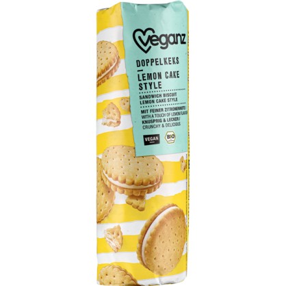 Biscuits Fourrés Bio Goût Citron 400 gr - Veganz