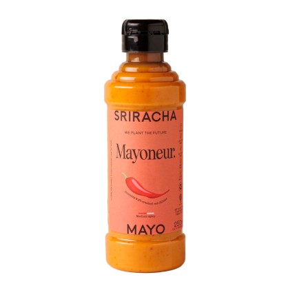 Mayonnaise végétale au sriracha 250 ml - MAYONEUR