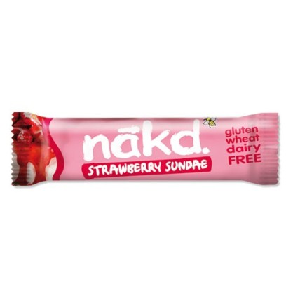 Nakd - Barre Strawberry Sunday 35 gr