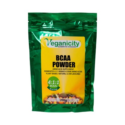 BCAA vegan fermentés 4:1:1 en Poudre 200 gr - VEGANICITY