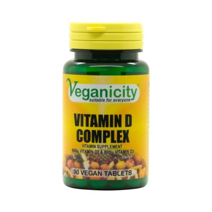 Complexe de Vitamines D2/D3 1600 iu - VEGANICITY