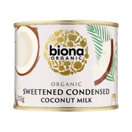 Lait de coco concentré sucré 210 gr - BIONA ORGANIC