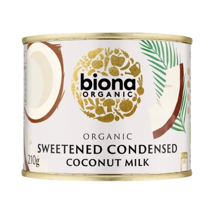 Lait de coco concentré sucré 210 gr - BIONA ORGANIC