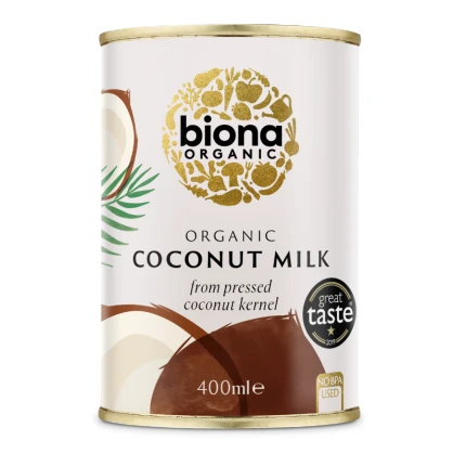 Lait de coco 400 ml - BIONA ORGANIC