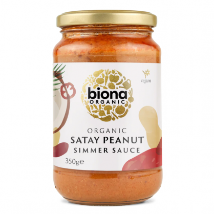 Sauce à mijoter Saté Cacahuète 350 gr - Biona Organic