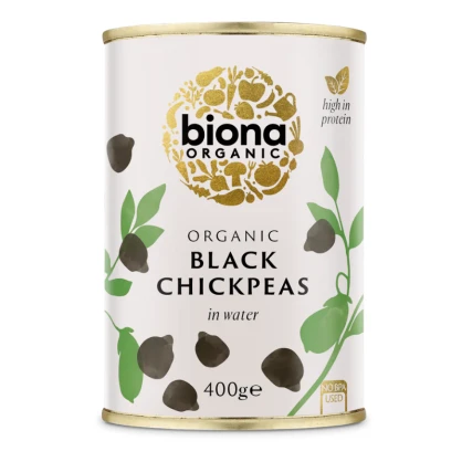 Pois chiches noirs 400 gr - BIONA ORGANIC