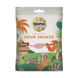 Bonbons serpents acidulés 75 gr - BIONA ORGANIC