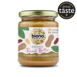 Beurre de Cacahuètes - Smooth & Sans sel ajouté 250 gr - Biona Organic