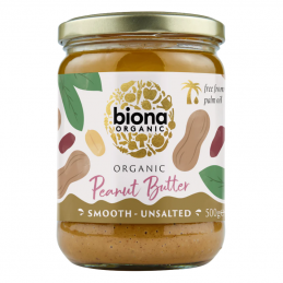 Beurre de Cacahuètes - Smooth & Sans sel ajouté 500 gr - Biona Organic