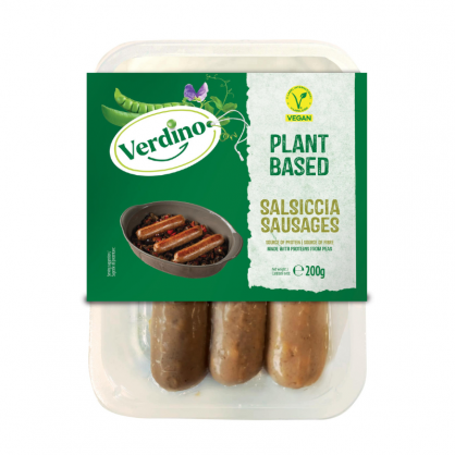 DLC 28/05/24 - Saucisses végétales Salsiccia 200 gr - Verdino