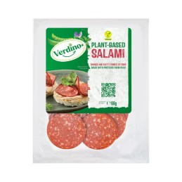 Tranches de salami végétal fumé 80 gr - VERDINO