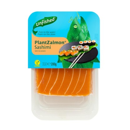 Sashimi de Saumon Végétal 200 gr - UNFISHED