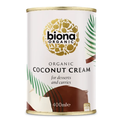 Crème de coco 400 ml - BIONA ORGANIC