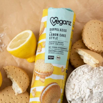 STOP - Biscuits fourrés goût Citron BIO 330 gr - VEGANZ