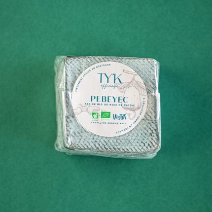 Le Pebeyec (alternative végétale au fromage) 90 gr - TYK AFFINAGE