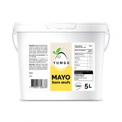 Mayonnaise végétale 5L - Yumgo