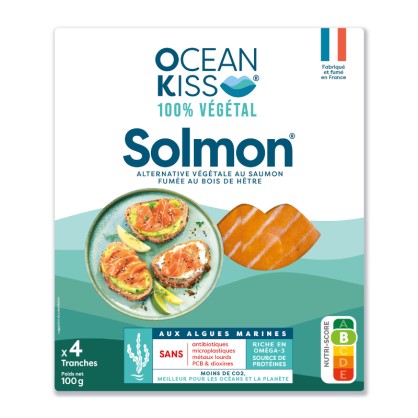 Solmon fumé (alternative végétale au saumon) 100 gr - OCEAN KISS