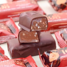 Barre chocolat noisette praliné BIO 33 gr - RHYTHM 108