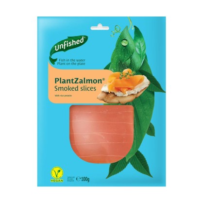 Tranches végétales style Saumon Fumé 100 gr - UNFISHED