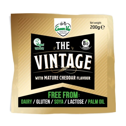 Bloc saveur Cheddar mature 200 gr - GREENVIE