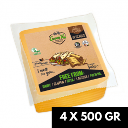 Tranches saveur Gouda Fumé - 4 x 500 gr - GreenVie