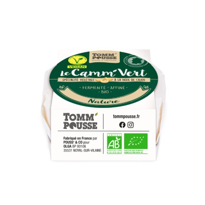 Camenvert (alternative végétale au camembert) 100 gr - TOMM'POUSSE