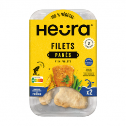 Filets panés de poisson végétal 160 gr - FRAIS - Heura