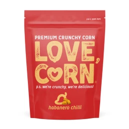 Maïs grillé goût chilli habanero 45 gr - LOVE CORN
