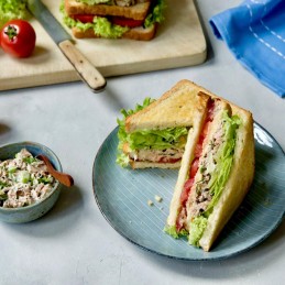 Club sandwich thon végétal