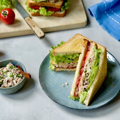 Club sandwich thon végétal