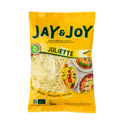 Juliette 1 x 150 gr - Alternative végétale à l'emmental râpé - Jay & Joy