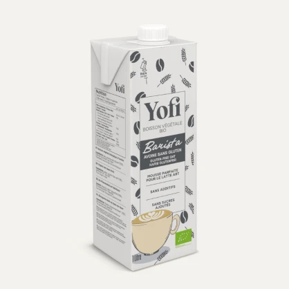 Boisson végétale BIO Avoine sans gluten Barista 1L - YOFI