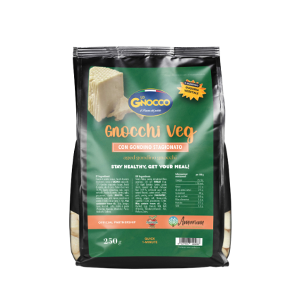 Gnocchis Vegan avec Gondino Vieilli - 1 x 250 gr - Pangea Food