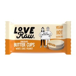 ANTI GASPI / DDM PASSEE -  Buttercups chocolat blanc & beurre de cacahuète 34 gr - LOVE RAW