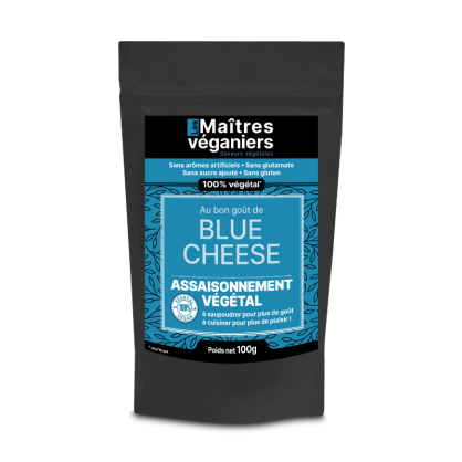 Assaisonnement végétal saveur Fromage Bleu - 1 x 100 gr - Les Maîtres Véganiers