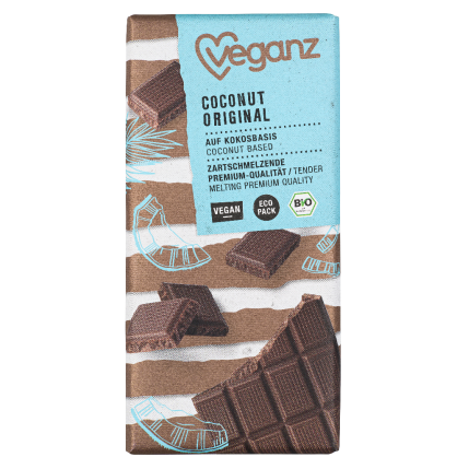 DDM 31/05/24 - Tablette de Chocolat à la Coco Bio - Veganz