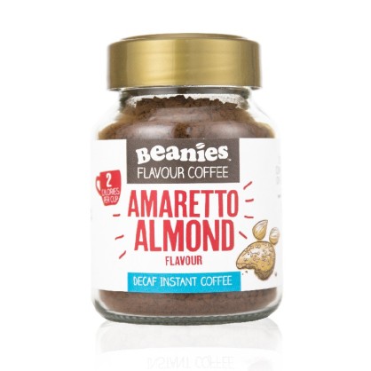 Café instantané décaféiné amaretto almond 50 gr - BEANIES