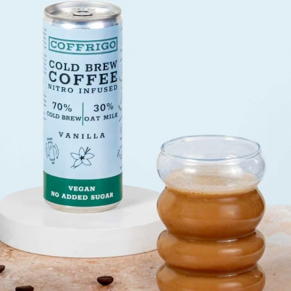 ANTI GASPI / DDM PASSEE -  Café infusé à froid, Cold Brew Vanille 200 ml - COFFRIGO
