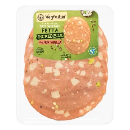 Mortadelle végétale à la pistache BIO 90g - VEGFATHER