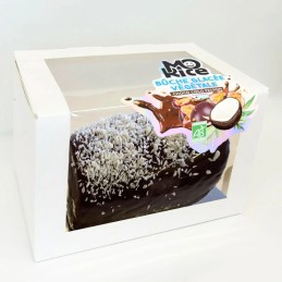 Bûche de Noël Chocolat, Noix de Coco et Passion BIO - MORICE