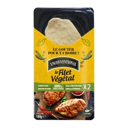 Filets de poulet végétal 180 gr - UNCONVENTIONAL