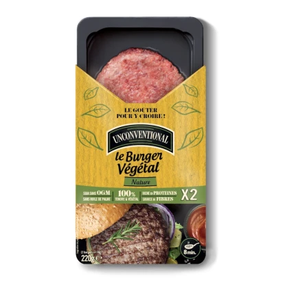 Burger végétal 220 gr - UNCONVENTIONAL
