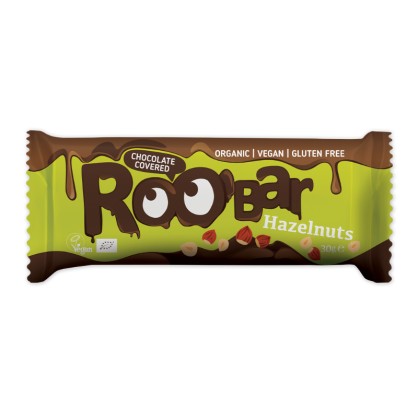 Barre Noisette recouverte de Chocolat BIO 30g - ROOBAR
