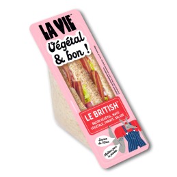 DLC 07/05/25 - Sandwich Vegan - Le British 135 gr - La Vie