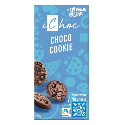 Tablette de chocolat Choco Cookie 80 gr - ICHOC