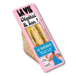 DLC 15/07/25 - Sandwich Vegan - Le Suédois 145 gr - La Vie