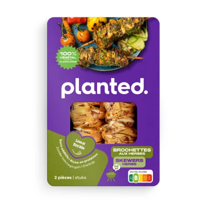 Brochettes aux herbes 200 gr - PLANTED