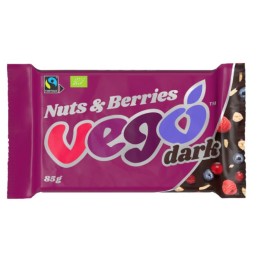 Barre aux Noix & Baies BIO 85g - VEGO