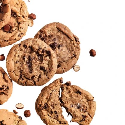 50 Cookies Noisette pépites de chocolat noir 80g - YUMGO