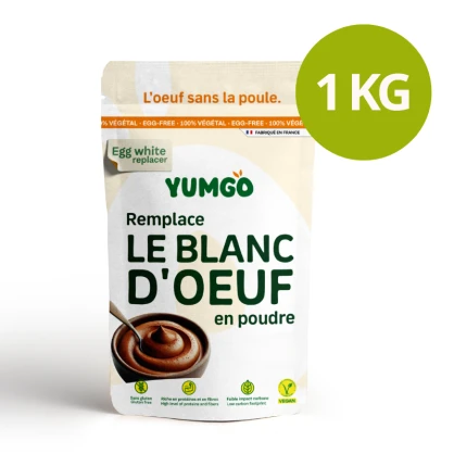 Alternative au BLANC d'oeuf en Poudre 1 kg - YUMGO